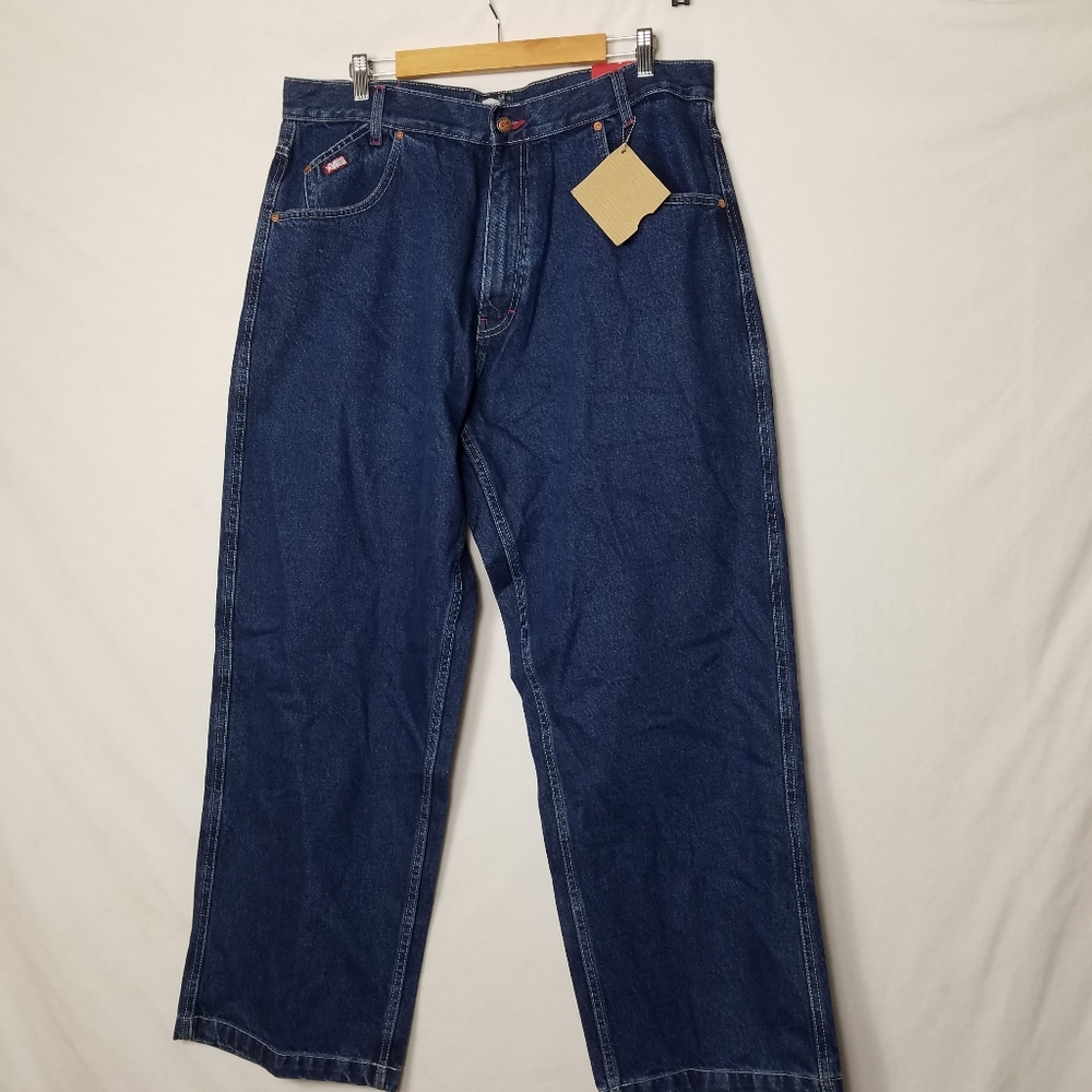 NWT Mecca USA Jeans Size 38/30  the white you see is from the tagWaist approx: